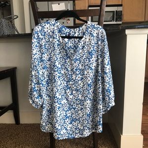 NYDJ Blue Blouse!